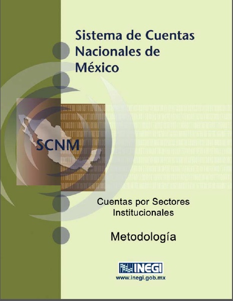 Portada de Sistema de cuentas nacionales de México